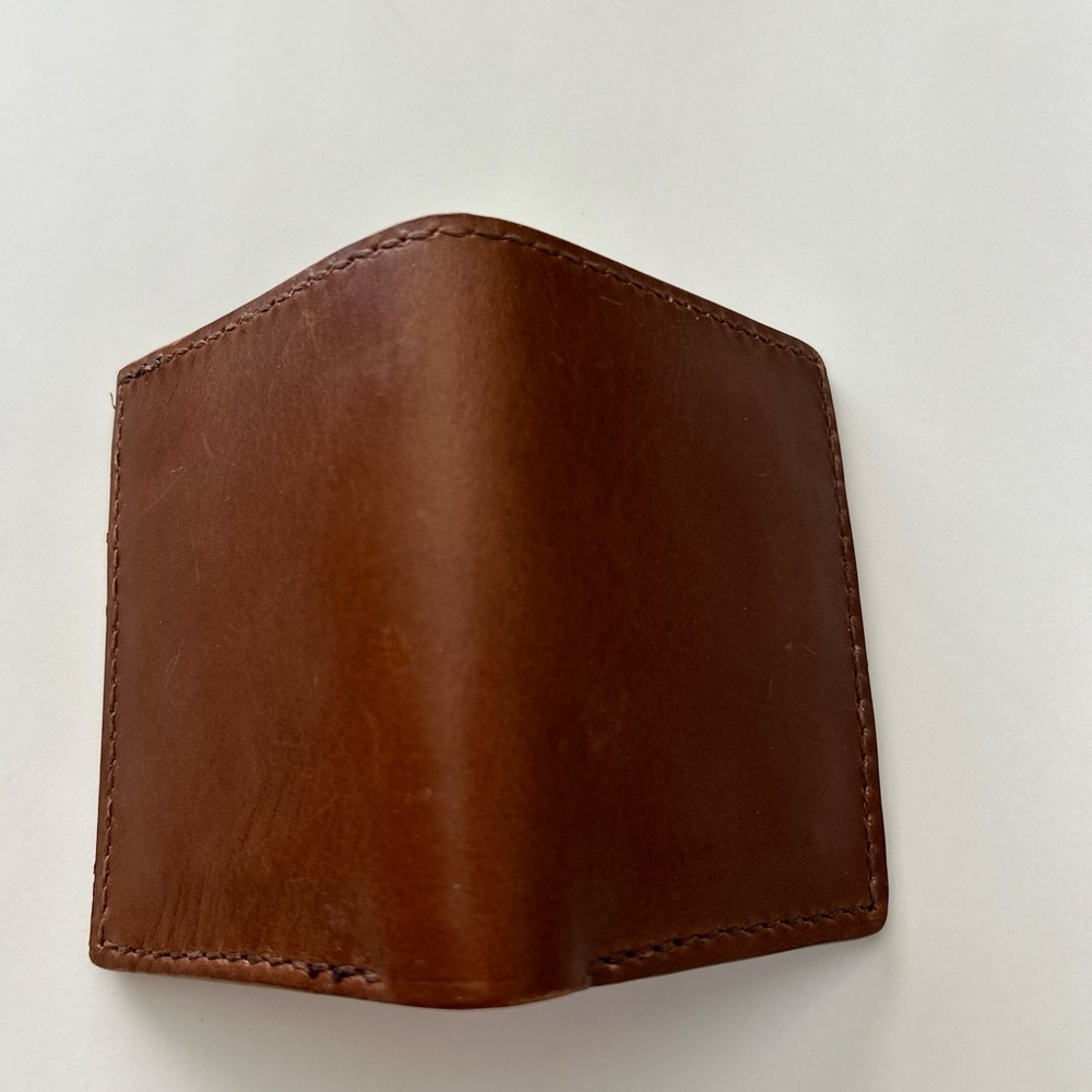 Handmade leather wallet